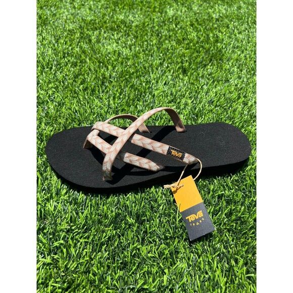 Teva Women's Olowahu Sandals Black/Multi Size 10 Comfort Stylish For Summer Fun - Picture 9 of 13